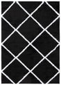 Safavieh Tahoe Shag 4'-0" x 6'-0" Rug in Black / White