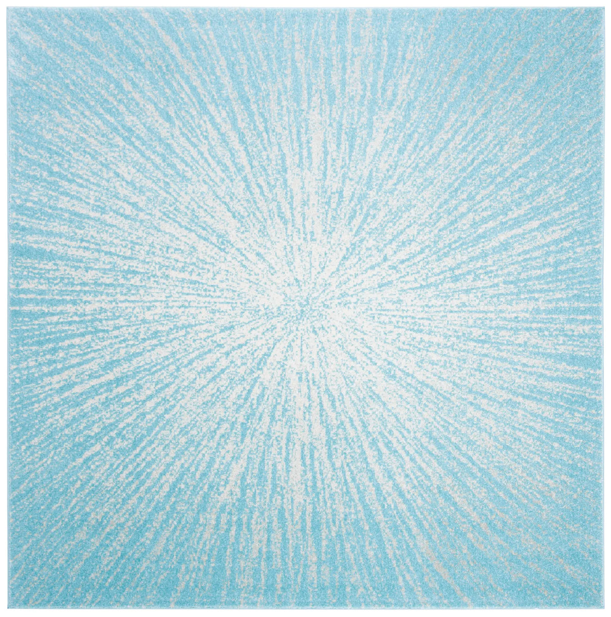 Safavieh Evoke 6'-7" x 6'-7" Rug in Aqua / Ivory