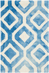 Safavieh Dip Dye 2'-0" x 3'-0" Rug in Ivory / Blue