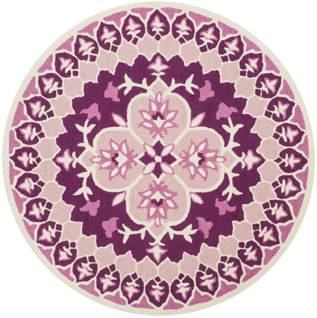 Safavieh Bellagio 5'-0" x 5'-0" Rug in Pink / Ivory