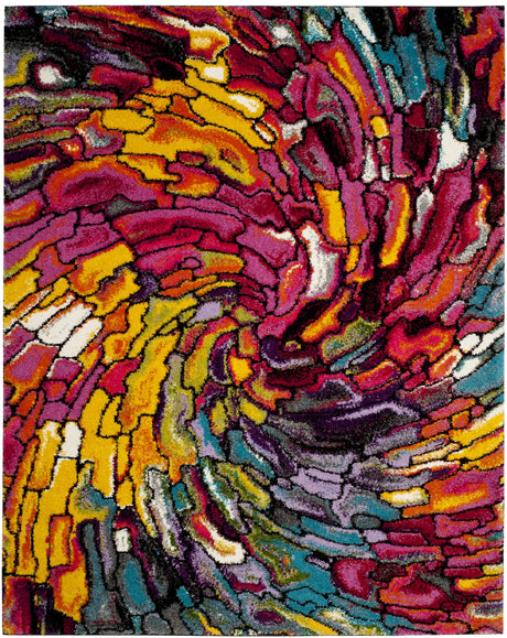 Safavieh Fiesta Shag 10'-0" x 14'-0" Rug in Multi