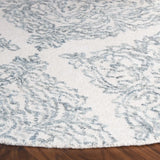 Safavieh Martha Stewart 300 6'-0" x 6'-0" Rug in Ivory / Blue