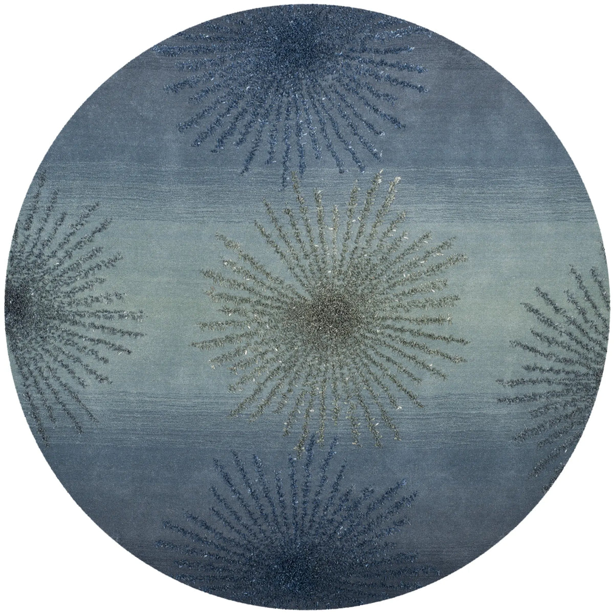 Safavieh Soho 6'-0" x 6'-0" Rug in Denim