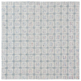 Safavieh Ebony 6'-0" x 6'-0" Rug in Blue / Ivory