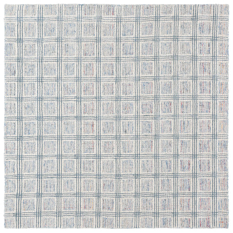 Safavieh Ebony 6'-0" x 6'-0" Rug in Blue / Ivory