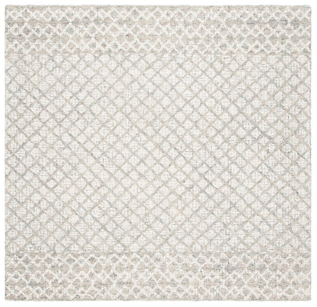Safavieh Abstract 6'-0" x 6'-0" Rug in Ivory / Grey