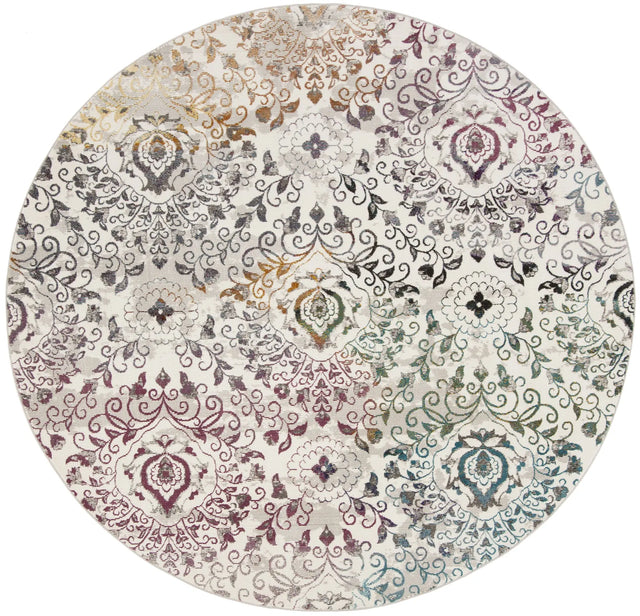 Safavieh Aria 6'-5" x 6'-5" Rug in Cream / Multi