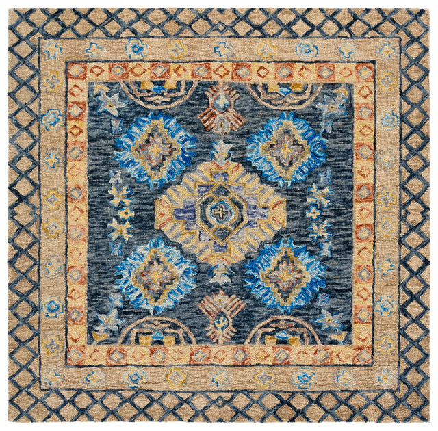 Safavieh Aspen 6'-0" x 6'-0" Rug in Blue / Beige