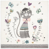 Safavieh Carousel Kids 100 5'-3" x 5'-3" Rug in Ivory / Pink