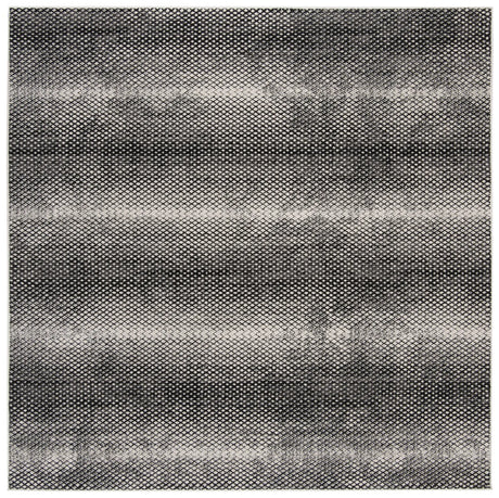 Safavieh Lurex 100 6'-7" x 6'-7" Rug in Black / Ivory