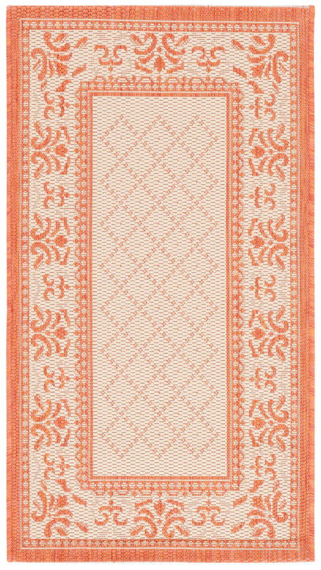 Safavieh Courtyard 2'-0" x 3'-7" Rug in Natural / Terra
