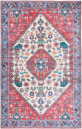 Safavieh Tucson 5'-0" x 8'-0" Rug in Beige / Rust