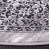 Safavieh Amelia 6'-7" x 6'-7" Rug in Charcoal / Ivory