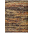 Oriental Weavers Sphinx Atlas 8037C Gold/Charcoal Rugs - main flat