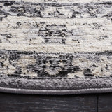 Safavieh Brentwood 6'-7" x 6'-7" Rug in Grey / Black