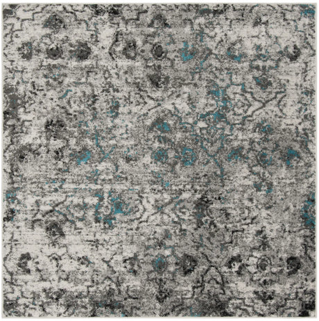 Safavieh Adirondack 6'-0" x 6'-0" Rug in Grey / Black