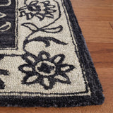 Safavieh Jardin 5'-0" x 8'-0" Rug in Black / Ivory