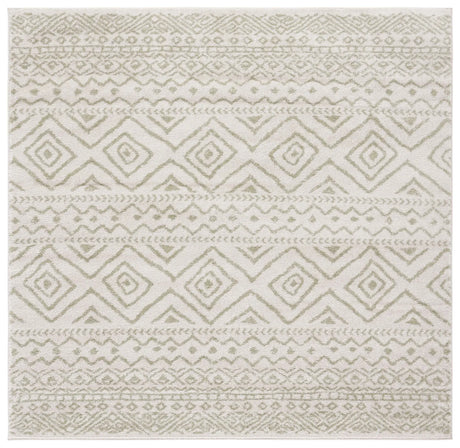 Safavieh Tulum 6'-7" x 6'-7" Rug in Ivory / Sage