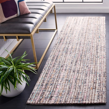 Safavieh Abstract 2'-3" x 8'-0" Rug in Grey / Brown