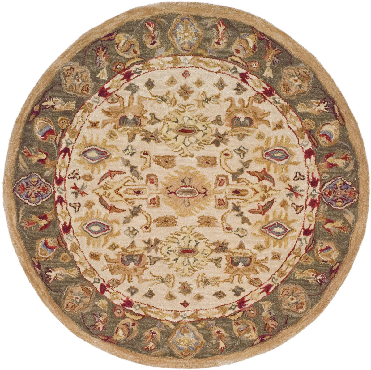 Safavieh Anatolia 4'-0" x 4'-0" Rug in Ivory