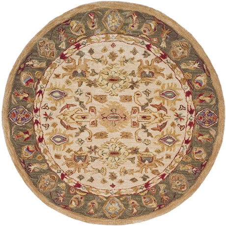 Safavieh Anatolia 4'-0" x 4'-0" Rug in Ivory