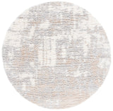 Safavieh Lindsay Shag 6'-7" x 6'-7" Rug in Grey / Ivory Beige