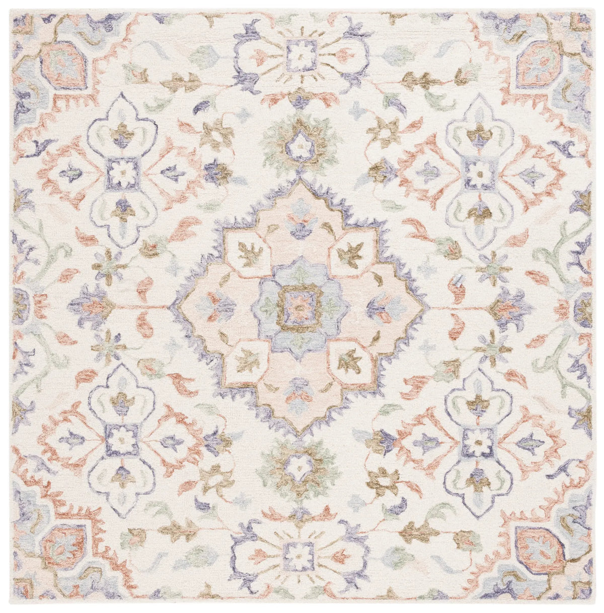 Safavieh Metro 6'-0" x 6'-0" Rug in Ivory / Green