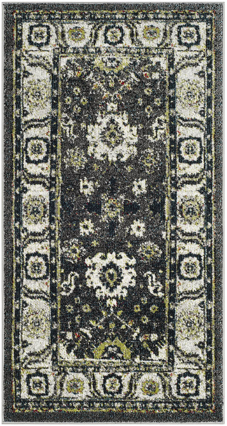 Safavieh Vintage Hamadan 2'-7" x 5'-0" Rug in Dark Grey / Ivory