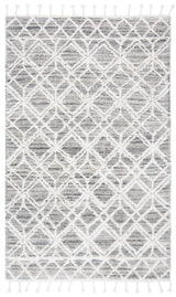 Safavieh Casablanca 4'-0" x 6'-0" Rug in Grey / Ivory