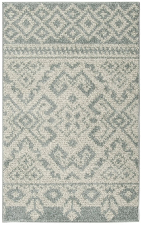Safavieh Adirondack 2'-6" x 4'-0" Rug in Slate / Ivory