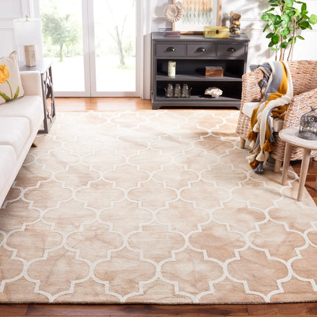Safavieh Dip Dye 10'-0" x 14'-0" Rug in Beige / Ivory