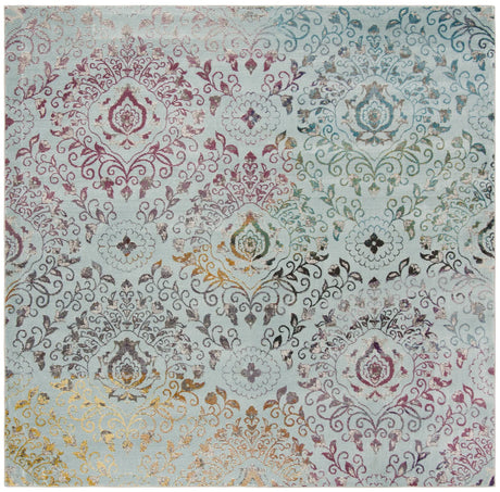 Safavieh Aria 6'-5" x 6'-5" Rug in Blue / Multi