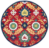 Safavieh Blossom 6'-0" x 6'-0" Rug in Red / Yellow