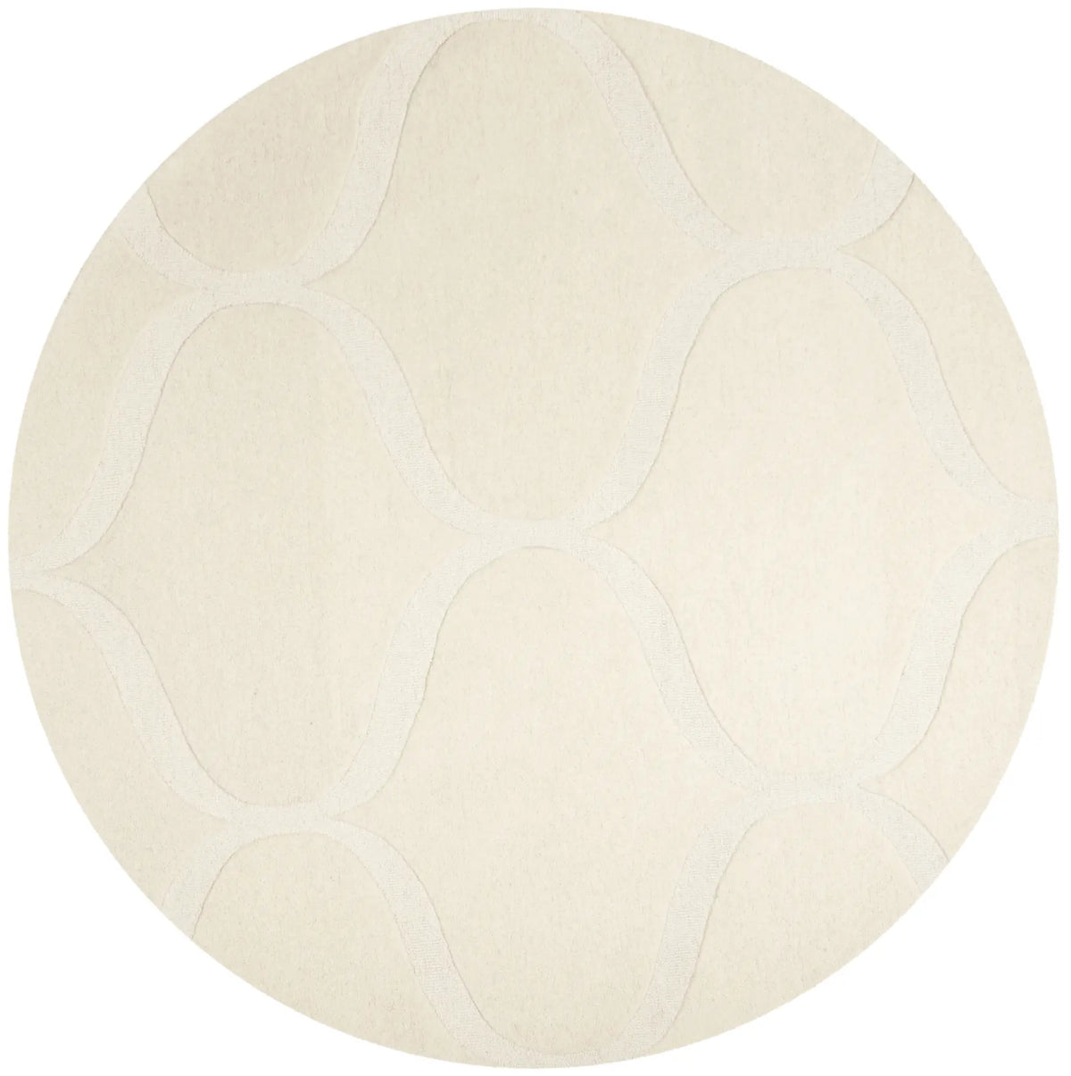 Safavieh Cambridge 6'-0" x 6'-0" Rug in Ivory / Ivory