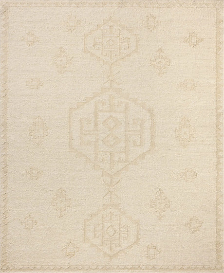 Loloi Alara ALR-02 Traditional Hand Woven Ivory, Natural Rug - main flat