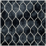 Safavieh Dip Dye 7'-0" x 7'-0" Rug in Graphite / Ivory