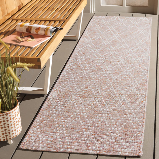 Safavieh Sunset 2'-2" x 8'-0" Rug in Rust / Grey