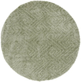 Safavieh Tahoe Shag 5'-0" x 5'-0" Rug in Sage