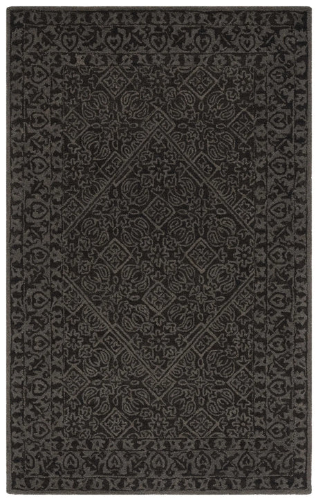 Safavieh Dip Dye 4'-0" x 6'-0" Rug in Dark Grey