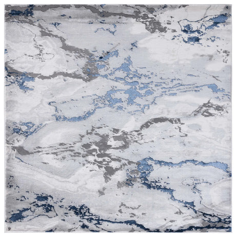 Safavieh Craft 6'-7" x 6'-7" Rug in Grey / Blue