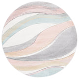 Safavieh Hollywood 10'-0" x 10'-0" Rug in Grey / Pink