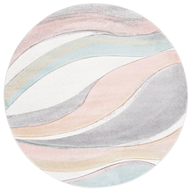 Safavieh Hollywood 10'-0" x 10'-0" Rug in Grey / Pink