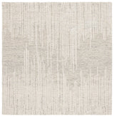 Safavieh Abstract 6'-0" x 6'-0" Rug in Light Grey / Ivory
