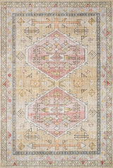 Loloi Skye Sky-04 Gold/Blush Rugs - main flat