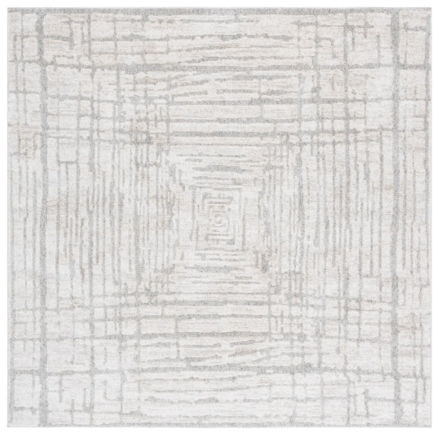 Safavieh Northport 6'-7" x 6'-7" Rug in Ivory / Grey