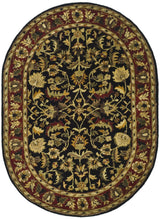 Safavieh Heritage 4'-6" x 6'-6" Rug in Black / Red