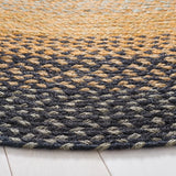 Safavieh Braided 5'-0" x 5'-0" Rug in Natural / Sage