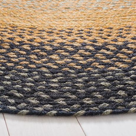 Safavieh Braided 5'-0" x 5'-0" Rug in Natural / Sage