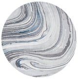 Safavieh Craft 6'-7" x 6'-7" Rug in Blue / Grey