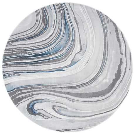 Safavieh Craft 6'-7" x 6'-7" Rug in Blue / Grey